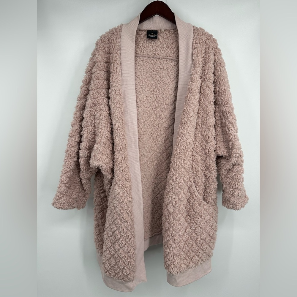 Bumble Bella Cozy Textured Open-Front Cardigan